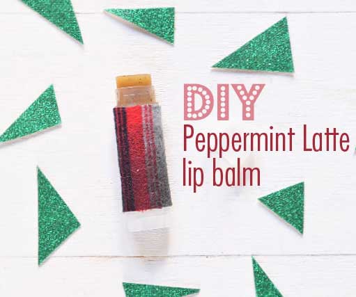 DIY Peppermint Latte Lip Balm